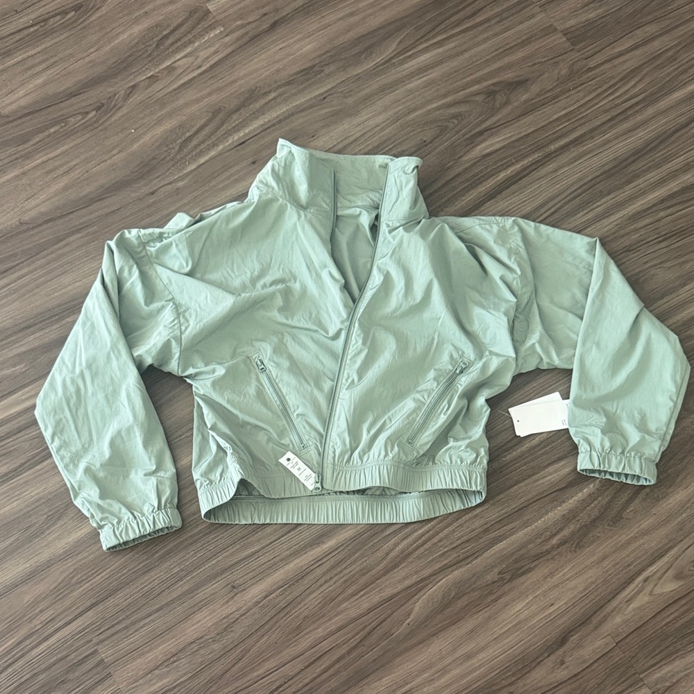 Yogalicious Mint Green Bomber Jacket